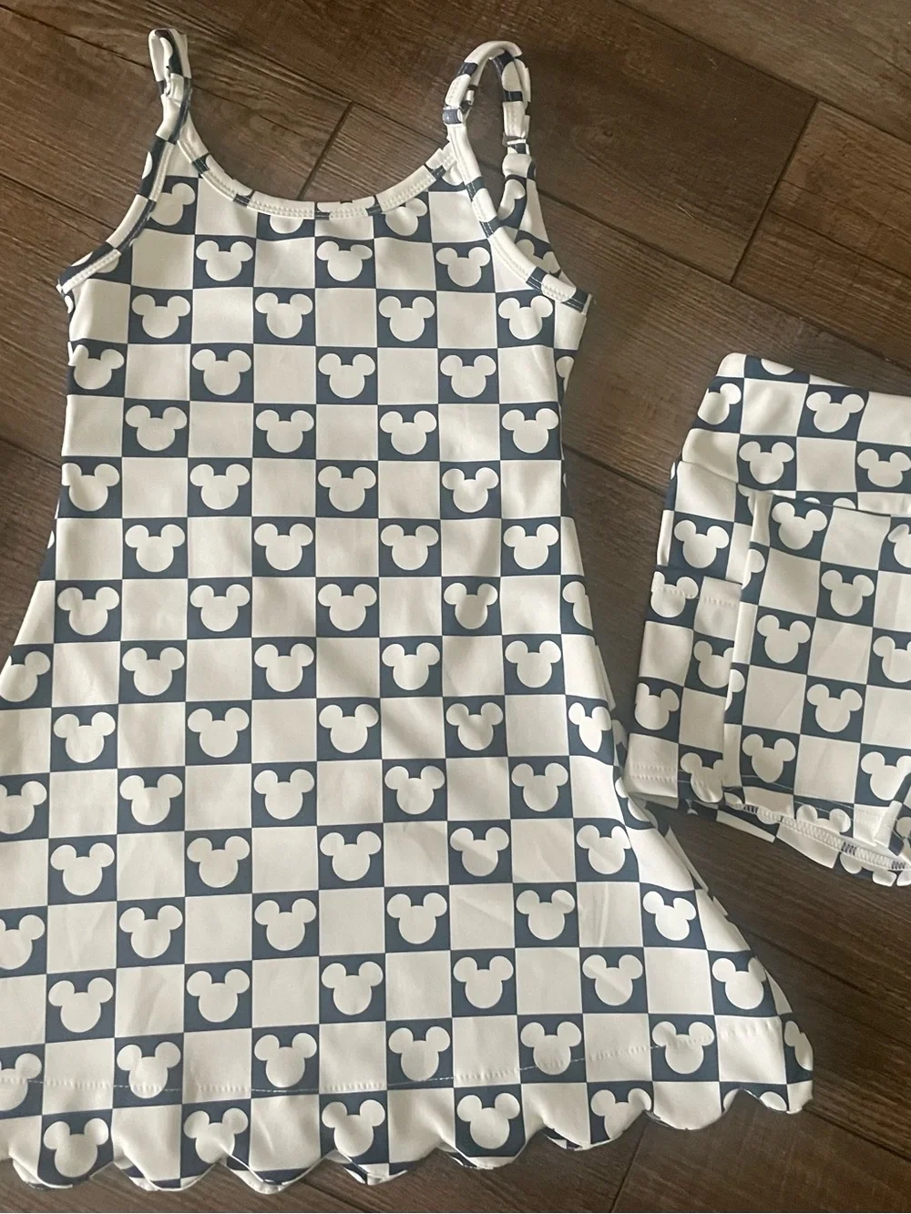 Girls Made by Molly Disney athletic dress and shorts